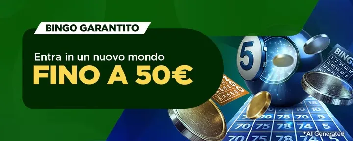 Bonus de bun venit bingo Gold Bet